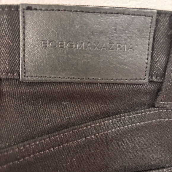 NWT BCBGMaxAzria Women’s Black Jeans with a Subtle Sheen - Sz 26 - Picture 6 of 9